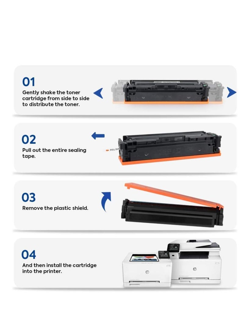 دي دبليو خرطوشة حبر متوافقة بديلة لخرطوشة الحبر 17A CF217A المتوافقة للاستخدام مع طابعة Laserjet Pro M102w M130fw Laserjet Pro MFP M130fw M130nw M130fn M130fn M130a (1* أسود) - Image 3