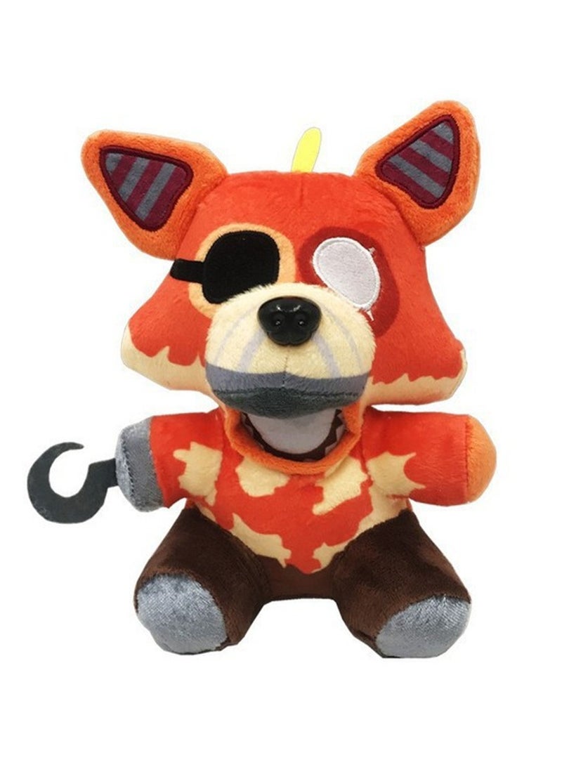 هدية عيد ميلاد من لعبة Five Nights at Freddy's المحشوة - ثعلب برتقالي قراصنة مقاس 18 سم - Image 1