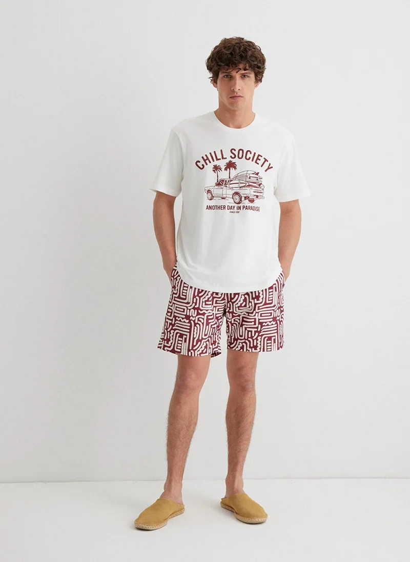 MAVI Red Swim Shorts