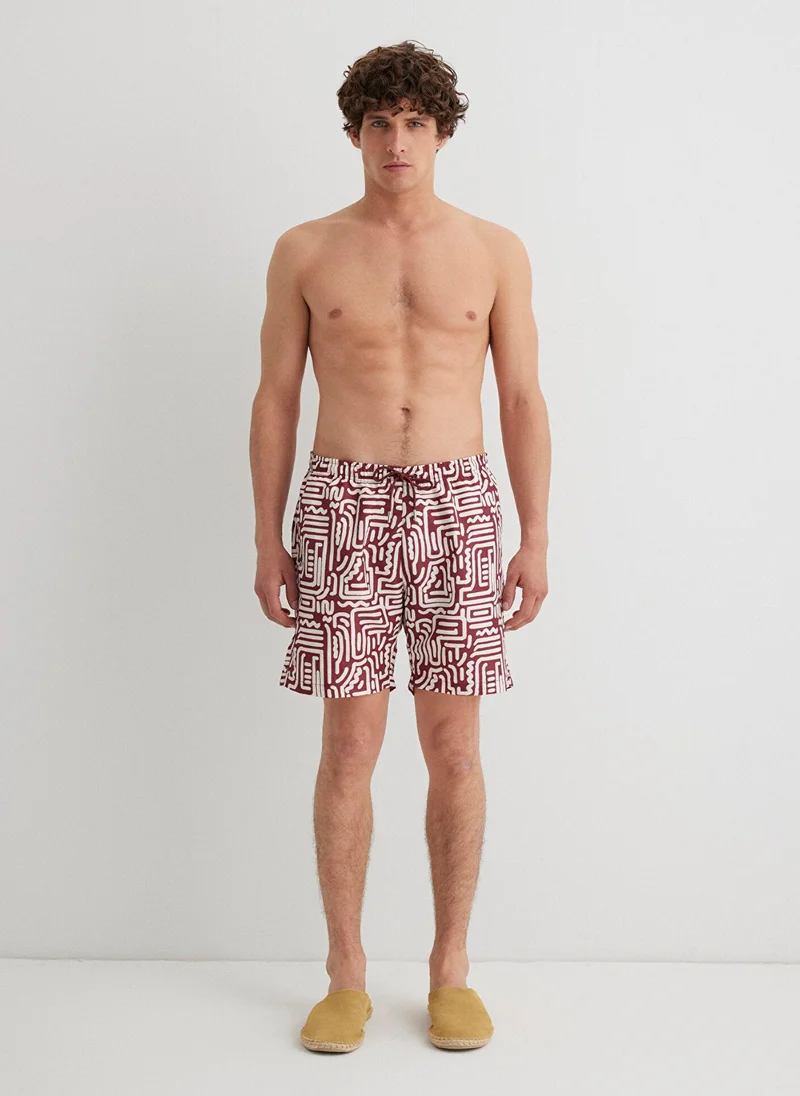 مافي Red Swim Shorts