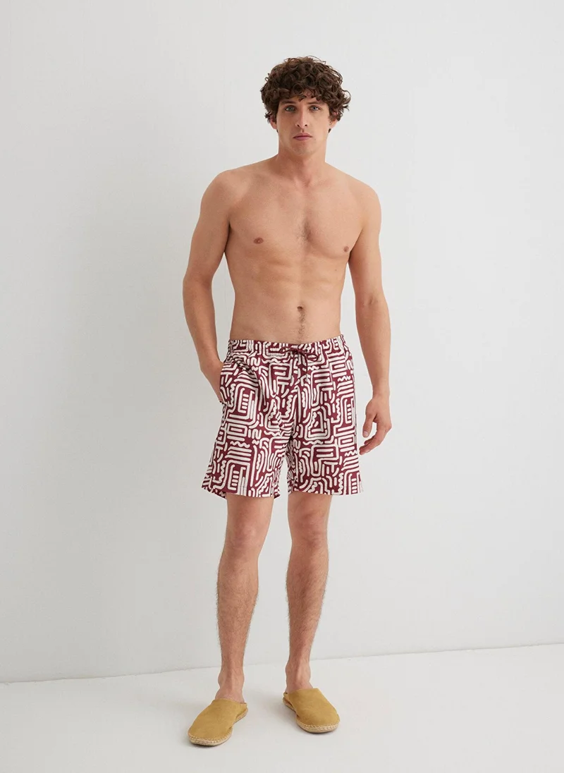 مافي Red Swim Shorts