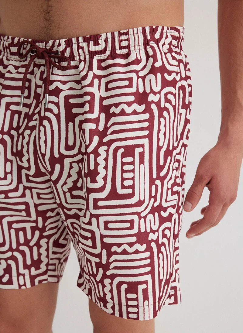 مافي Red Swim Shorts
