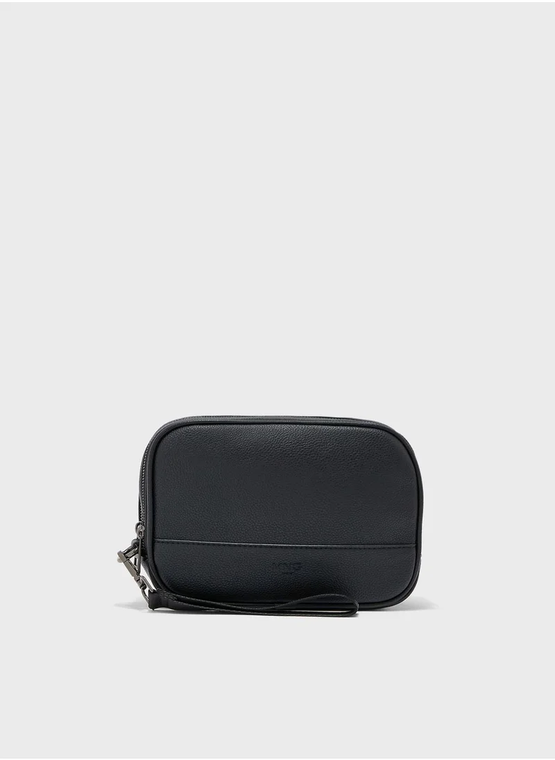 Mango Man Zipped Wristlet Bag