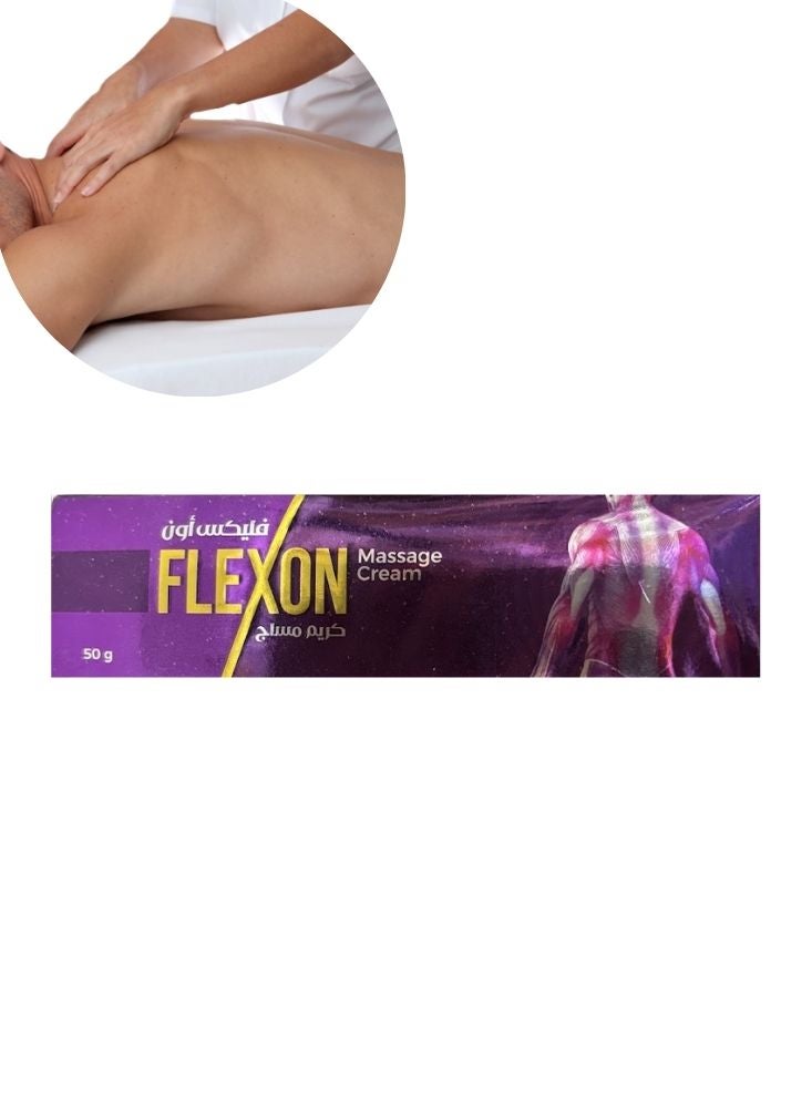 Flexon Massage Cream – Muscle Relaxation & Pain Relief Formula 50g