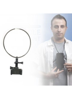 Standard Collar Lazy Adjustable Neck Bracket for GoPro Action Camera Smartphones