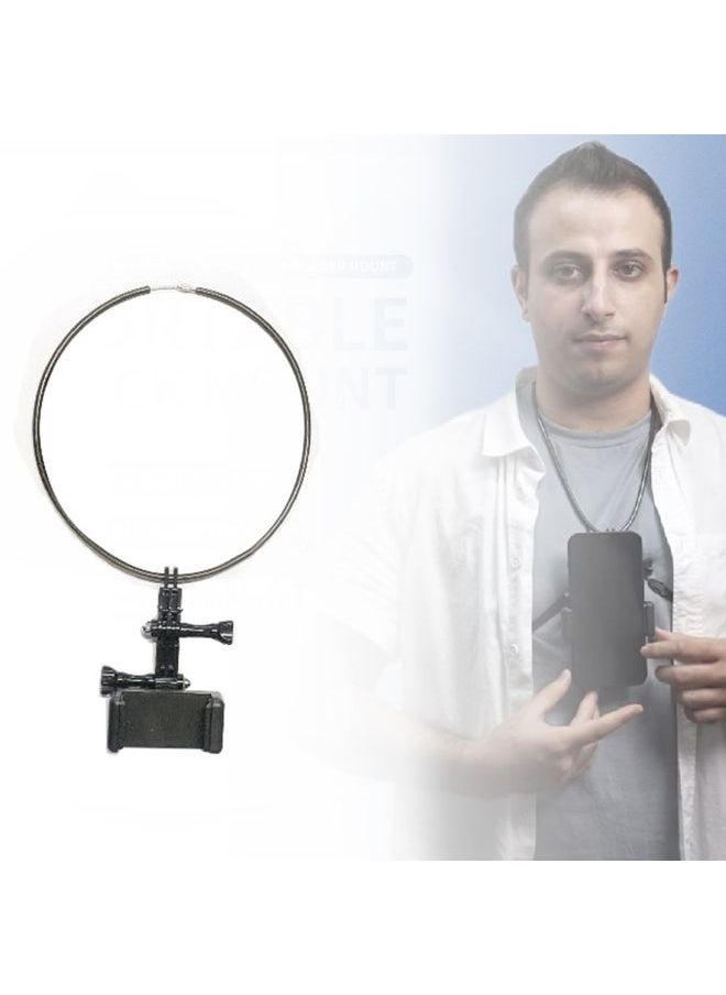 BURAQ - Standard Collar Lazy Adjustable Neck Bracket for GoPro Action Camera Smartphones - Image 1