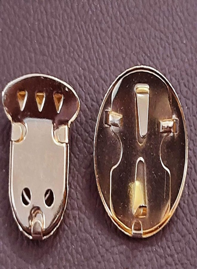 Nimida ® Purse Push Lock Set of 2 | Tuck Lock/Thumb Lock/Clasp/Closure for DIY Purses/Bags/Travel Bags/Handbags | Gold - Image 3