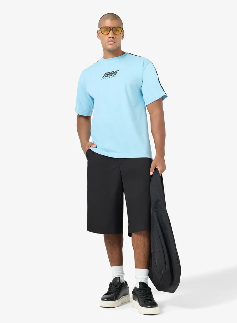 Frwd T-Shirt With Logo & Taping On Sleeve