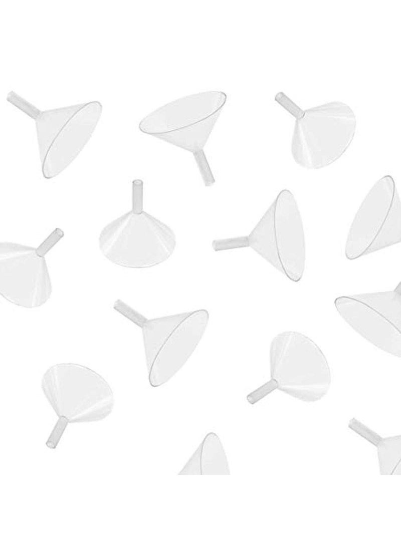 DIY Crafts DIY Crafts Pack Of 10 Mini Funnel Mini Funnels Mini Funnels PP for Lab Bottle Chemical Liquid Essential Oils O Pack Of 10 Mini Funnel Mini Funnels  - Image 1
