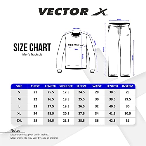 Vector X OTS-206 Men Winterwear Polyester Zipper Track Suit - Image 3