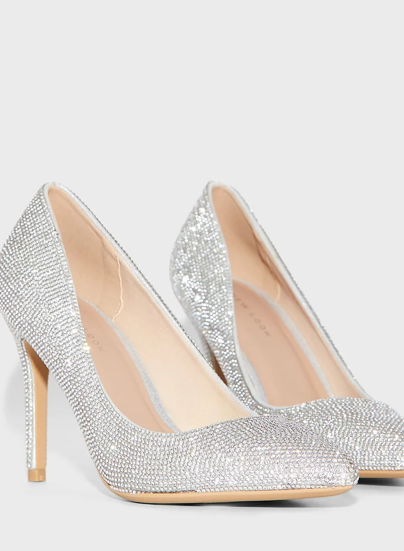 NEW LOOK Sparkling Pumps