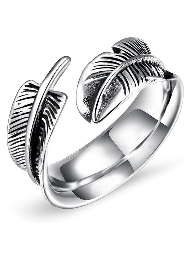 حلقة افتتاح فولاذية على شكل ريشة - Image 4