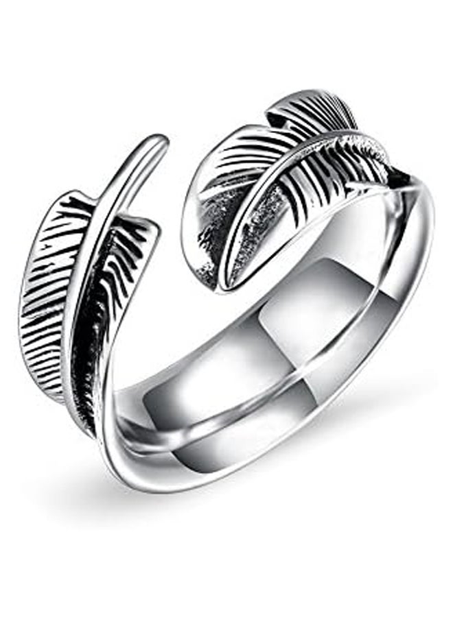 حلقة افتتاح فولاذية على شكل ريشة - Image 2