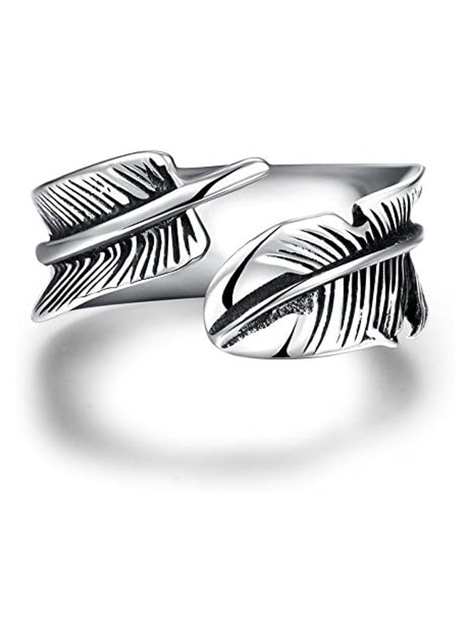 حلقة افتتاح فولاذية على شكل ريشة - Image 3