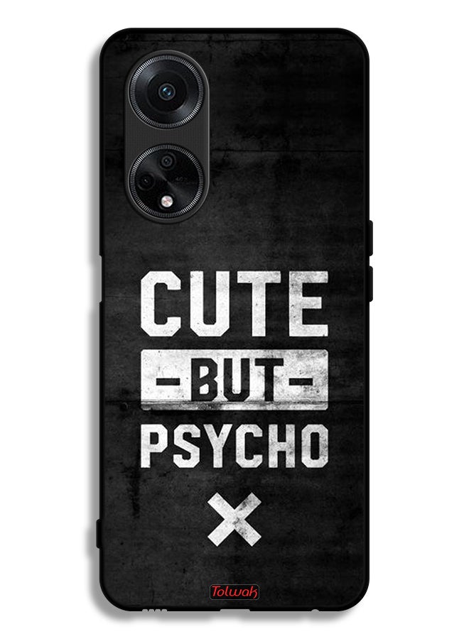 Tolwak Oppo A1 5G Protective Case Cover Cute But Psycho - Image 1