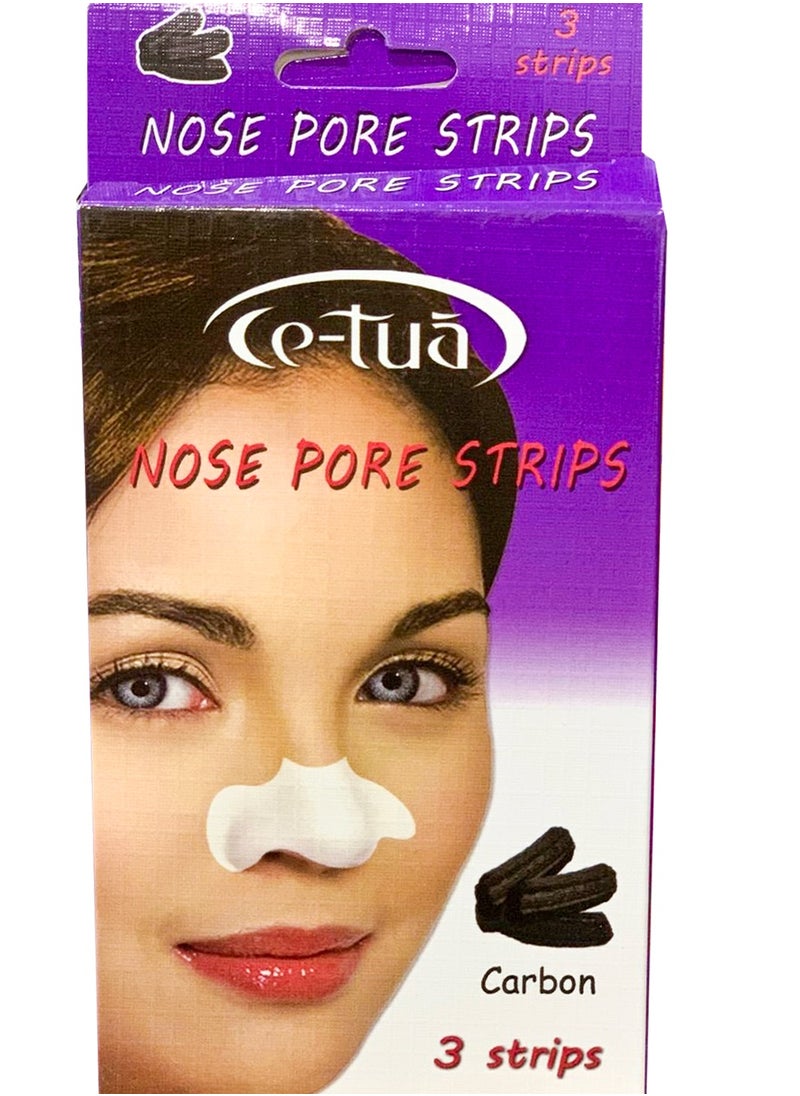 Ce-tua Ce-Tua Nose Pore Strips With Carbon - 3 Strips 