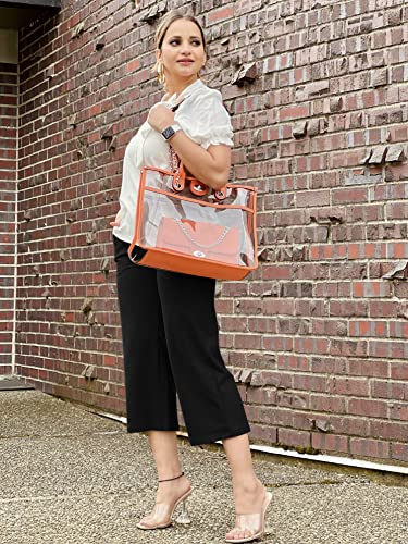 G4Free Capri Pants for Women Wide Leg Yoga Crop Pants with Pockets Cross Waist Stretch Dress Capris for Casual Workout(Black,M,23") - Image 2