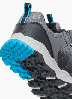 Kappa Boys Panelled Lace Detail Sports Shoes with Hook and Loop Closure  - Image 5