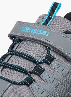 Kappa Boys Panelled Lace Detail Sports Shoes with Hook and Loop Closure  - Image 4
