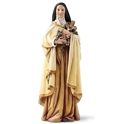 Roman Joseph's Studio by Roman, Renaissance Collection, 6.25" H ST Therese Figure, Home Décor, Devout Gift, Prayerful Inspiration (3x2x6) - Image 1
