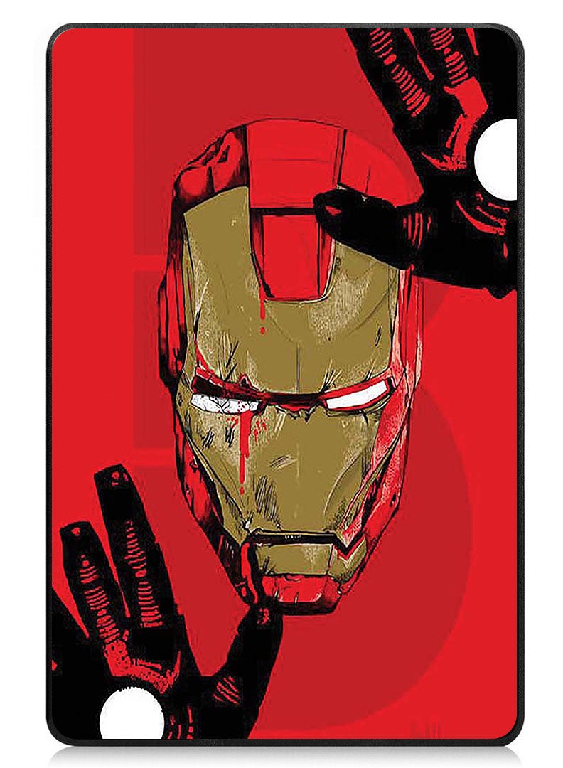 Theodor Protective Flip Case For Xiaomi Pad 6S Pro 12.4 With Trifold Stand Auto Wake Sleep Shockproof Cover Iron Man hands - Image 1