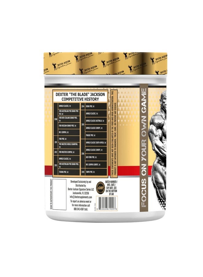 Dexter Jackson Legend Pump | Advanced Pre-workout Formula | Green Apple Flavor | 432 Gram - Image 2