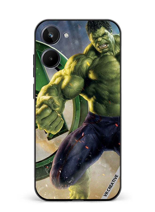 VR CREATIVE Protective Case Cover For Realme 10 Hulk Design Multicolour - Image 1