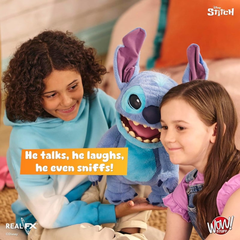 واو! ستاف دمية ستيتش من ديزني ذات المؤثرات الخاصة 18 بوصة الفرو - DIS-1022-01 - Image 2