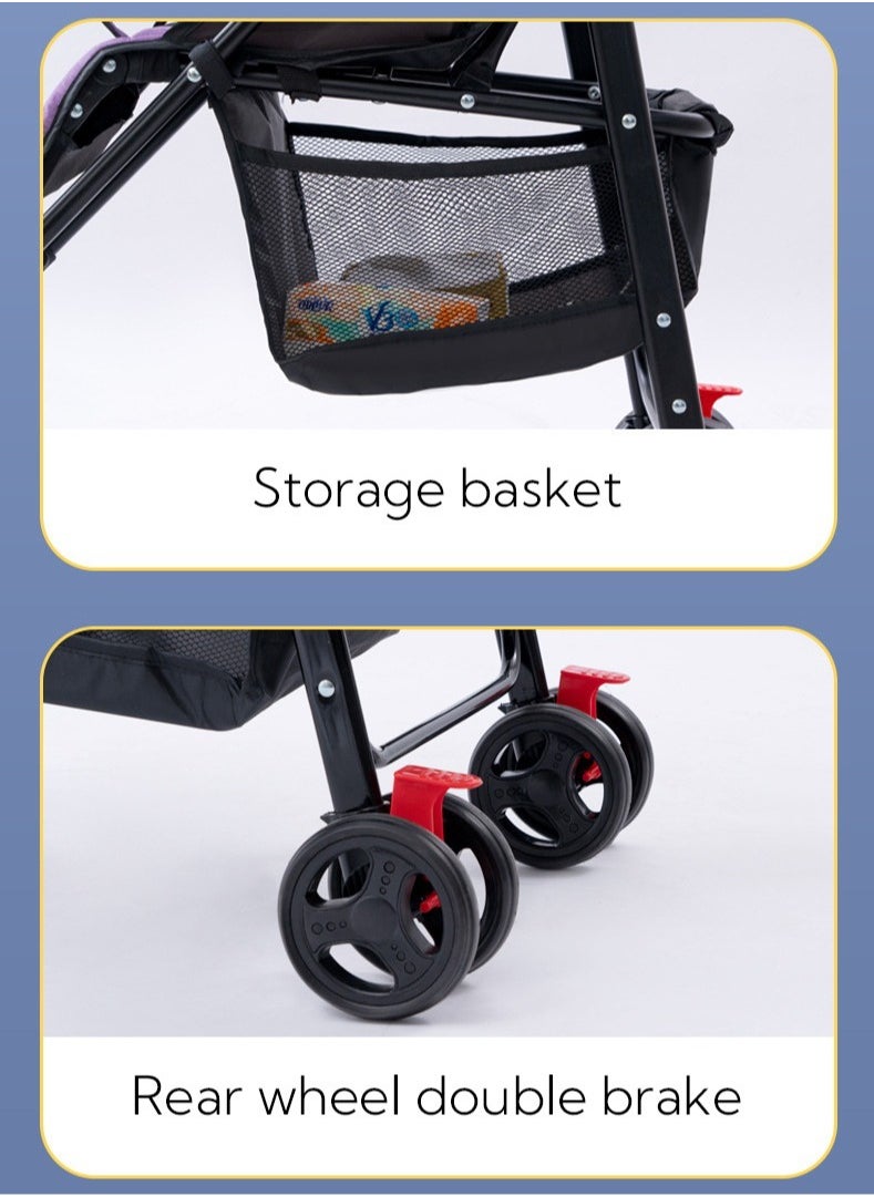 Adjustable Baby Single Stroller With Storage Basket Easy To Fold and Compact Design - pzsku/Z84BAA4202E9B0F3D197CZ/45/_/1723883664/9ba4e6ad-e633-43e1-8f09-854c4a332dac