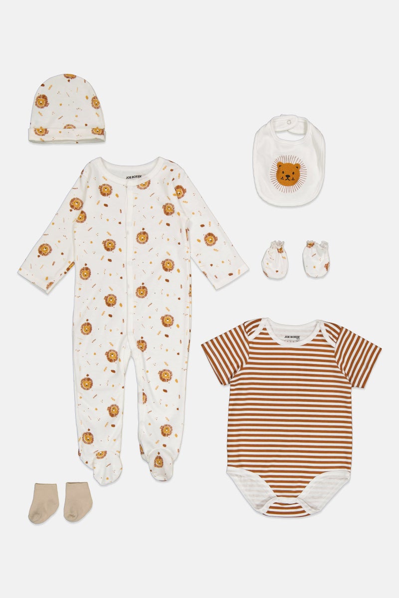 Joe Boxer طقم ملابس أطفال أولاد 6 قطع من الضروريات، بدلة و رومبر، متعدد الألوان - Image 3