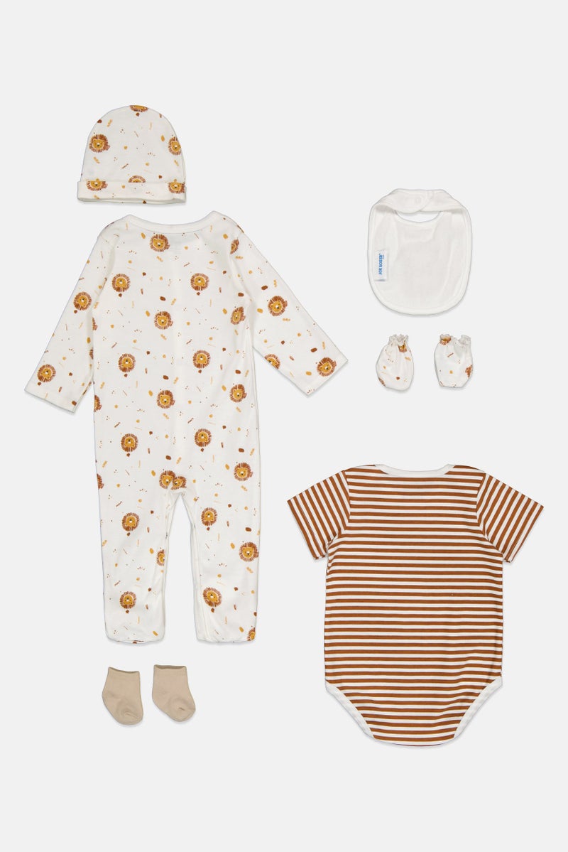 Joe Boxer طقم ملابس أطفال أولاد 6 قطع من الضروريات، بدلة و رومبر، متعدد الألوان - Image 2