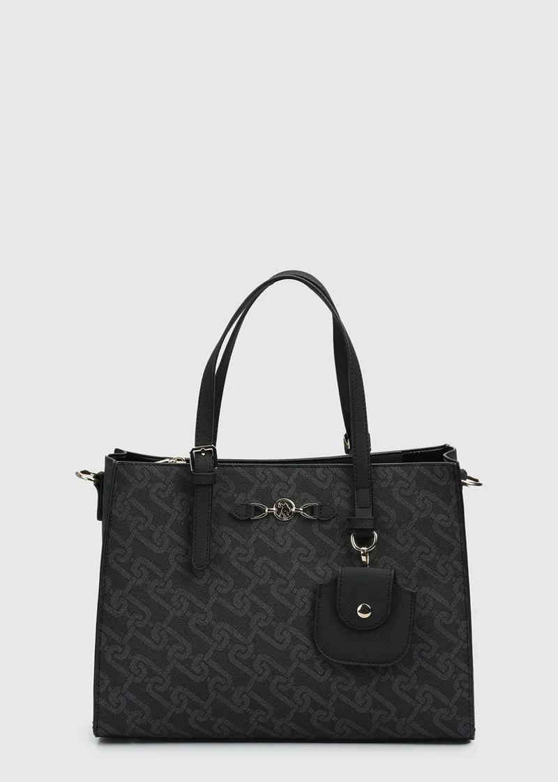 U.S. Polo Assn. Black Women's Shoulder Bag