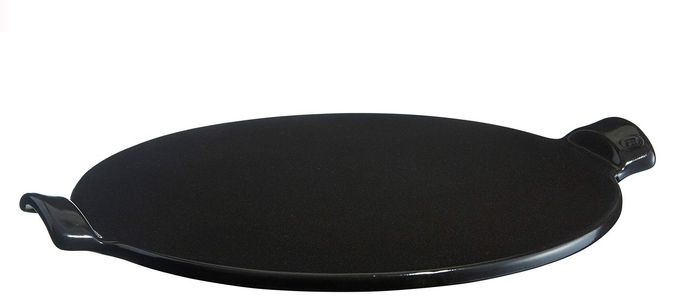 Emile Henry Round Pizza Stone 14.5", Charcoal - Image 1