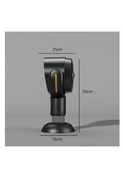 Excefore شفاط محمول، مروحة شفط سطح المكتب USB، 2 سرعة هواء قابلة للتعديل، مروحة شفط محمولة للمطبخ، كوب تجميع زيت قابل للفصل، للمنزل، المطبخ، القدر الساخن، RV، أسود  - Image 4