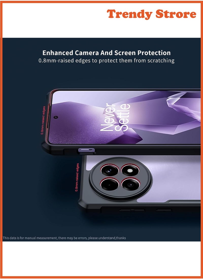 Beauenty - For OnePlus 13R Case, Camera Lens Protection Back Cover, TPU+PC Shockproof Bumper Mobile Phone Case, Anti-Yellowing Slim Fit Protective Casing - Image 1
