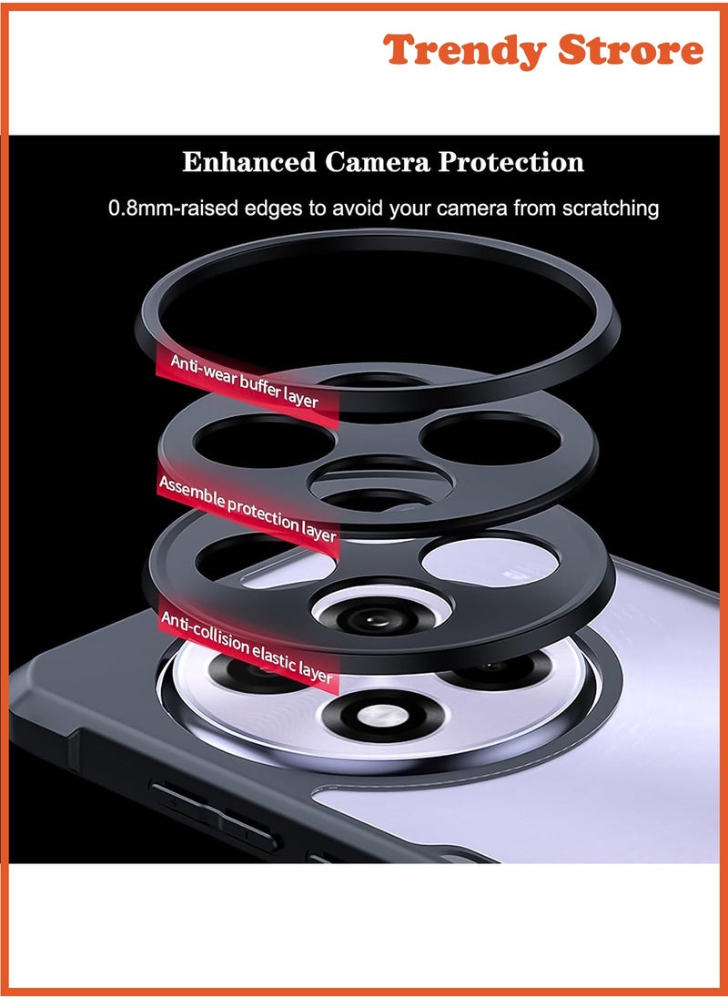 Beauenty - For OnePlus 13R Case, Camera Lens Protection Back Cover, TPU+PC Shockproof Bumper Mobile Phone Case, Anti-Yellowing Slim Fit Protective Casing - Image 1