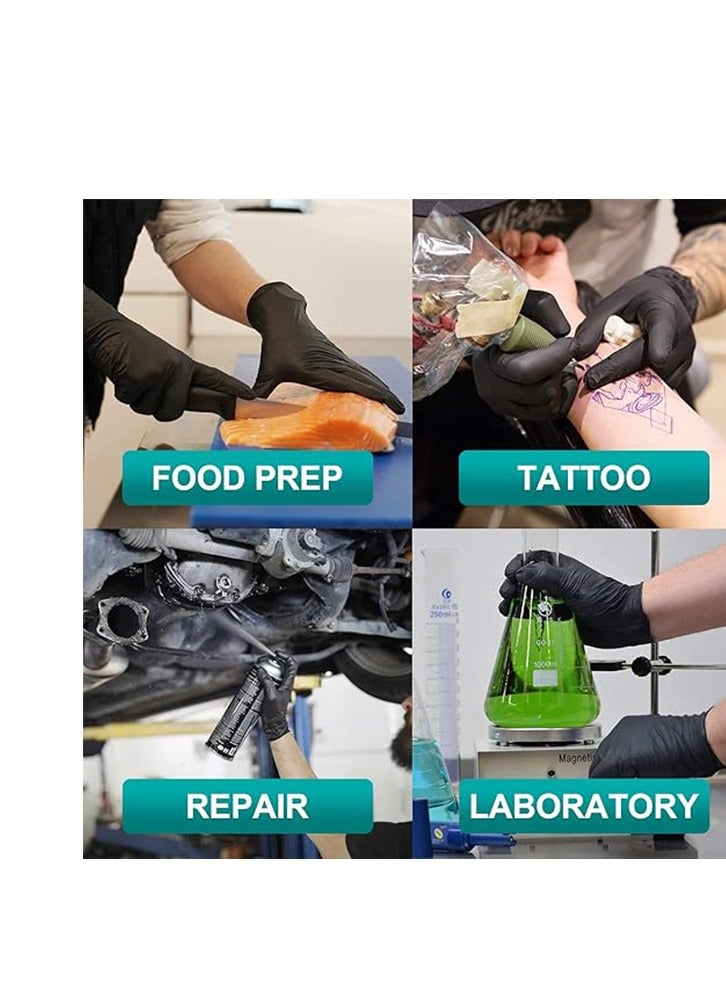 general Disposable Gloves XL, Food Safe，Latex-Free and Powder-Free Clear Vinyl Gloves for Cooking, Food Prep, Household Cleaning, Exam| Medium,100 Counts - Image 4