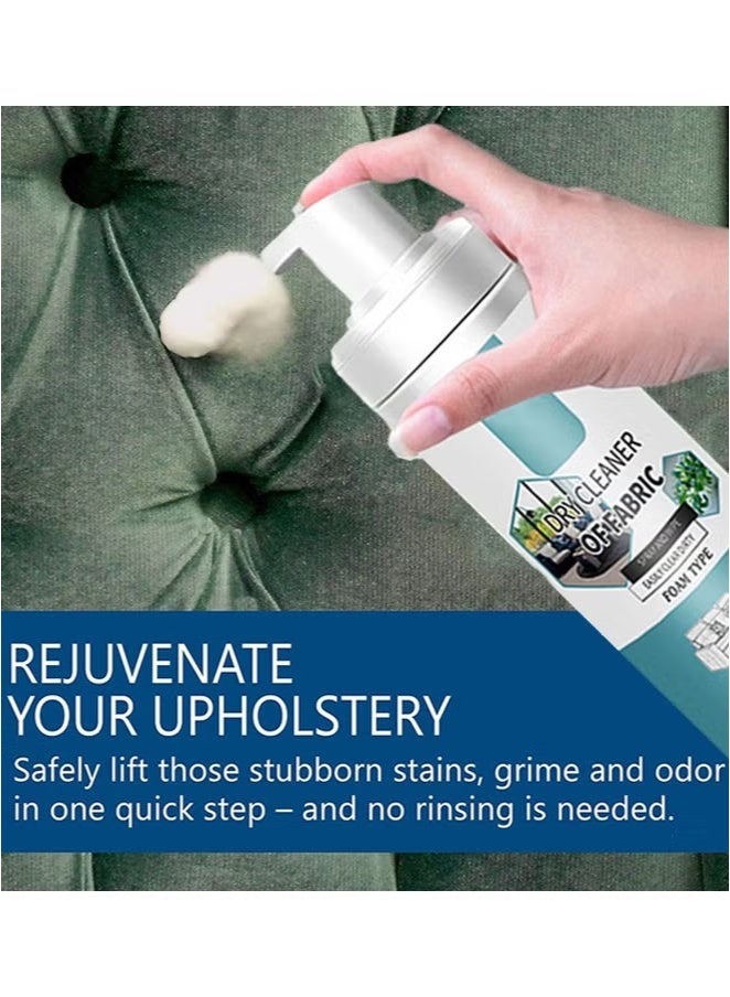 WILLIAM WEIR Dry Cleaner Of Fabric, Fabric Sofa Cleaner u0026 Upholstery Cleaner, Multi-Surface Solution, Rich Foaming Formula for Stubborn Stains, Odor Elimination, Restores Surfaces, Perfect for Sofa Cushions, Carpets, Seats u0026 More - Image 4