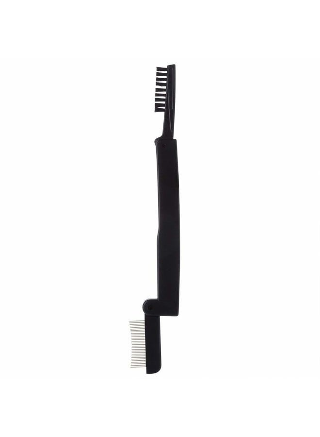 BTYMS Dual-Sided Folding Mascara and Brow Grooming Tool - Lash Separator, Applicator, and Compact Eyebrow Brush - Image 4