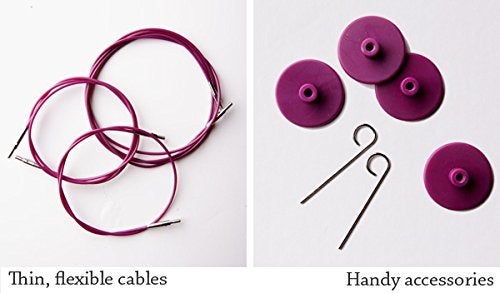 KnitPicks Knit Picks Options Wood Interchangeable Knitting Needle Set - US 4-11 (Rainbow) - Image 3