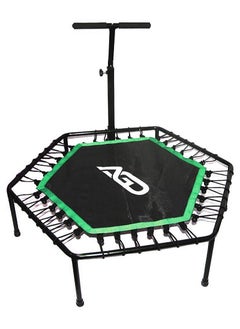 AGD Professional Fitness Trampoline with Adjustable Handle for Outdoor and Indoor Use, Suitable for Adult Fitness, Weight Capacity: 150kg  - Image 1