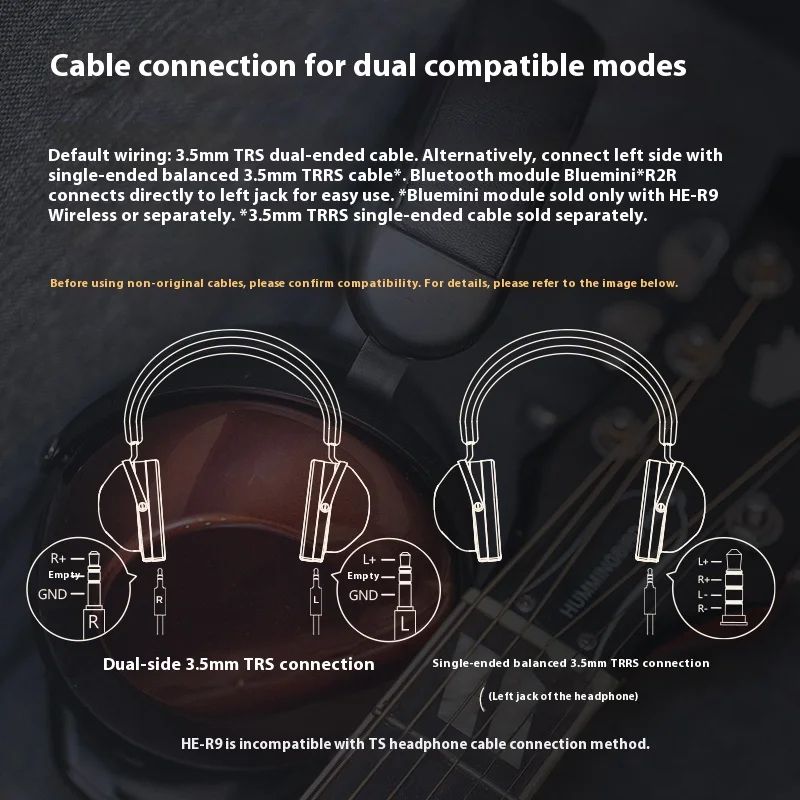 Hifiman He-r9 Wired Dynamic Closed-Back Over-Ear Headphones with Topology Diaphragm - Image 4