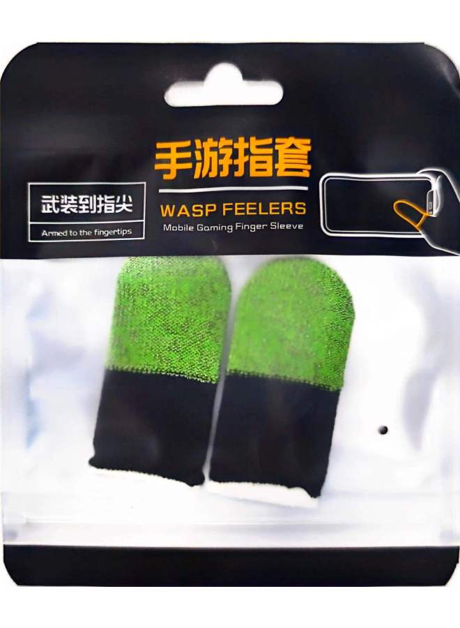 Snow Game Finger Coat E-Sports Fashion Cool Ultra-thin Breathable Double Color Finger Coat Chicken Finger Coat Artifact-Product Color:silver Green Black Double  - Image 1