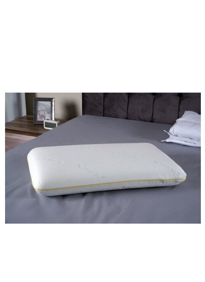 Pan Home - PAN Home Relaxo Chamomile Infused Memory Foam Pillow 45X70X13cm-White - Image 1