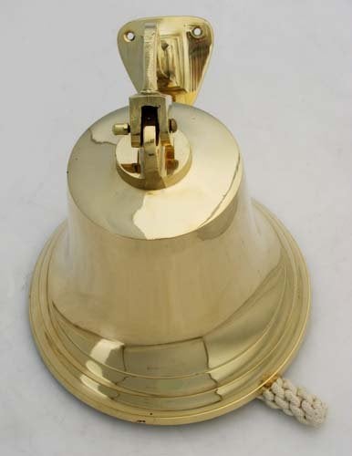 THOR INSTRUMENTS 11" Brass Ship Bell Polished Nautical - Jumbo Bells - Image 4