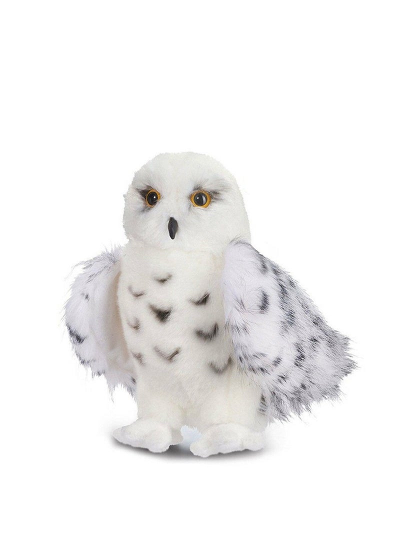 20cm snow-white artificial animal doll, cute snow owl plush owl doll, soft pillow for children - Image 1