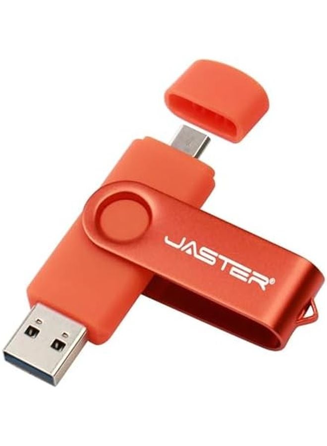8GB Orange USB 2 0 OTG Flash Drive For Phone Tablet PC Pendrive - Image 1