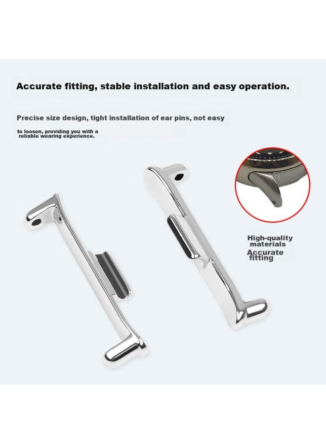 Watchbond Compatible With Xiaomi Watch 4 Connector, Universal Connector For Xiaomi Band 8 Pro, 22mm Metal Adapter, Quick-release Buckle, Universal Stainless Steel Head, Replacement Accessories - Image 2