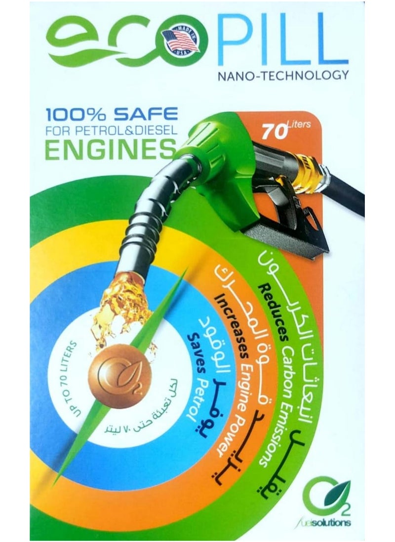 O2 fuel solutions - Eco Pill Nano Technology Fuel Treatment Tablet - Image 1