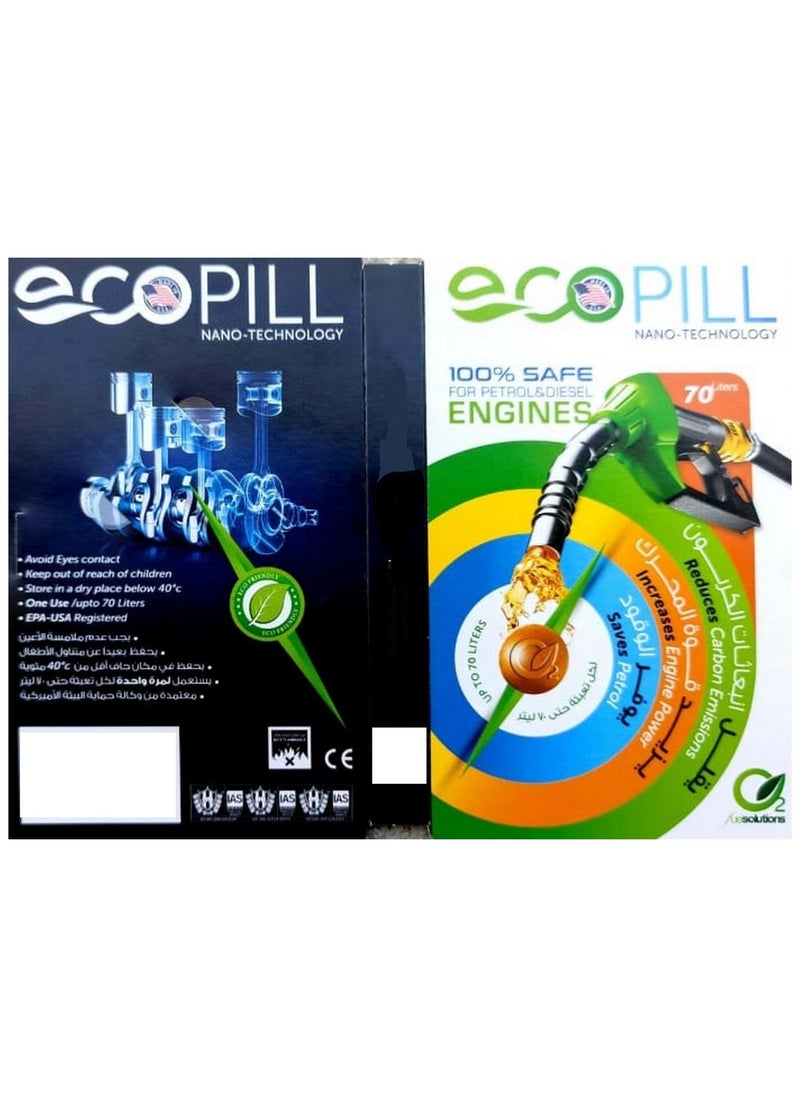 O2 fuel solutions - Eco Pill Nano Technology Fuel Treatment Tablet - Image 1